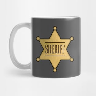 Wild West Sheriff's Badge Mug